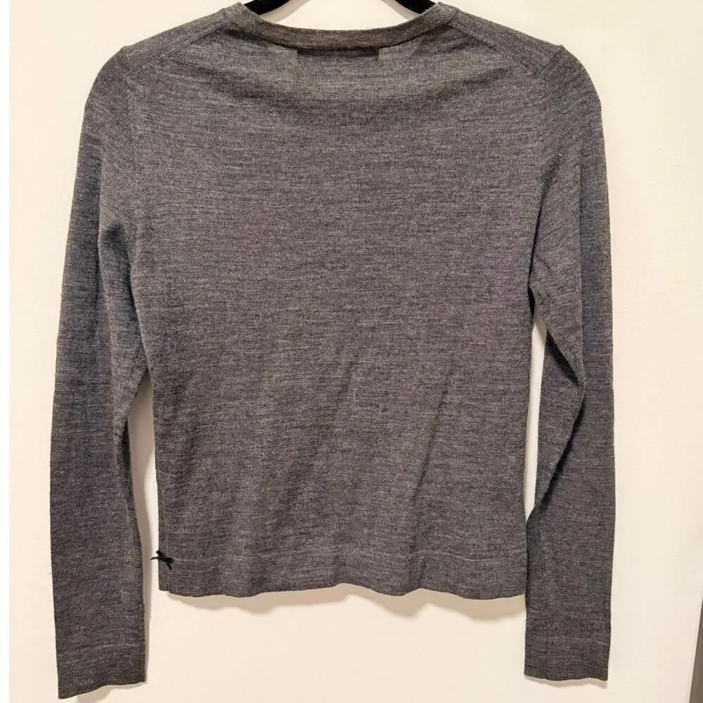 Paul Smith Black Label Gray Cardigan Sweater Medium